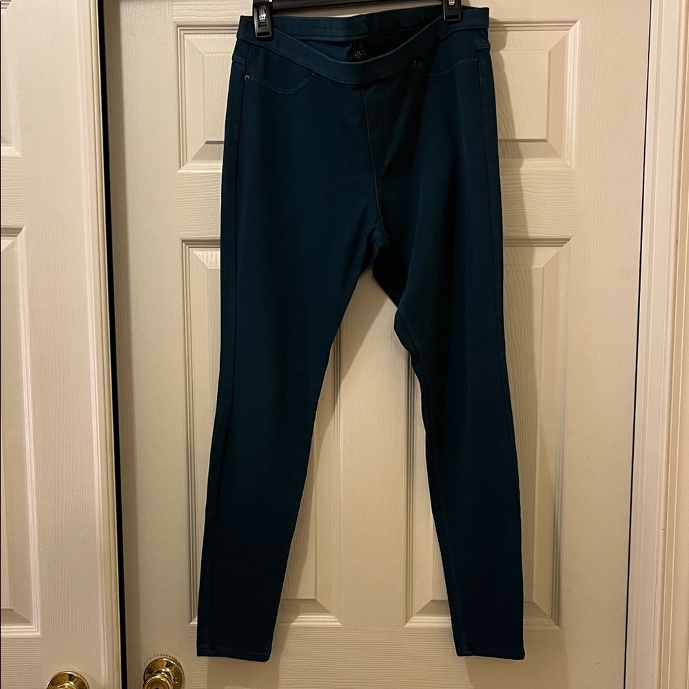 HUE Women's Teal Jeggings